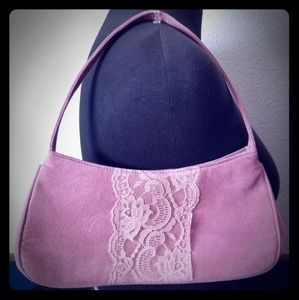Victoria Secret rose pink lace purse